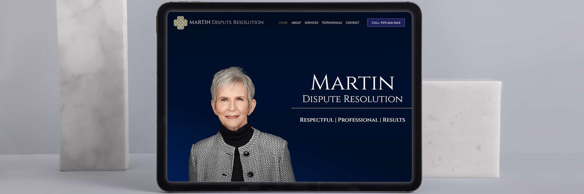 Martin website design 2