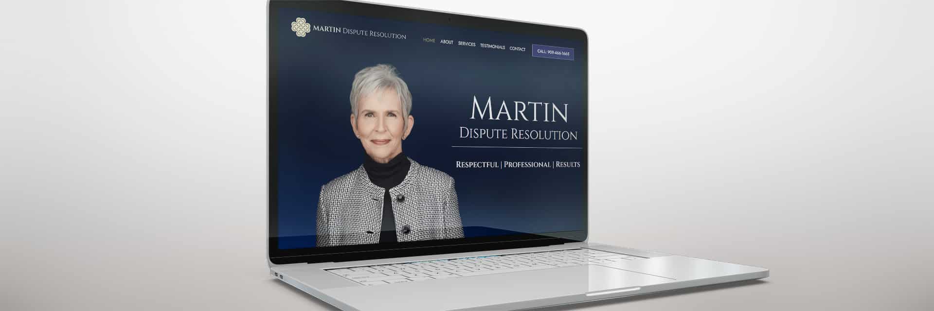 Martin website design 3