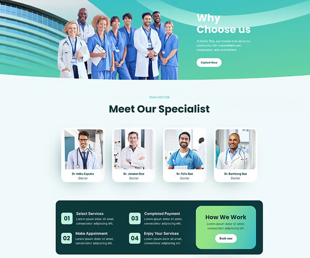 healthcare website design Orange County